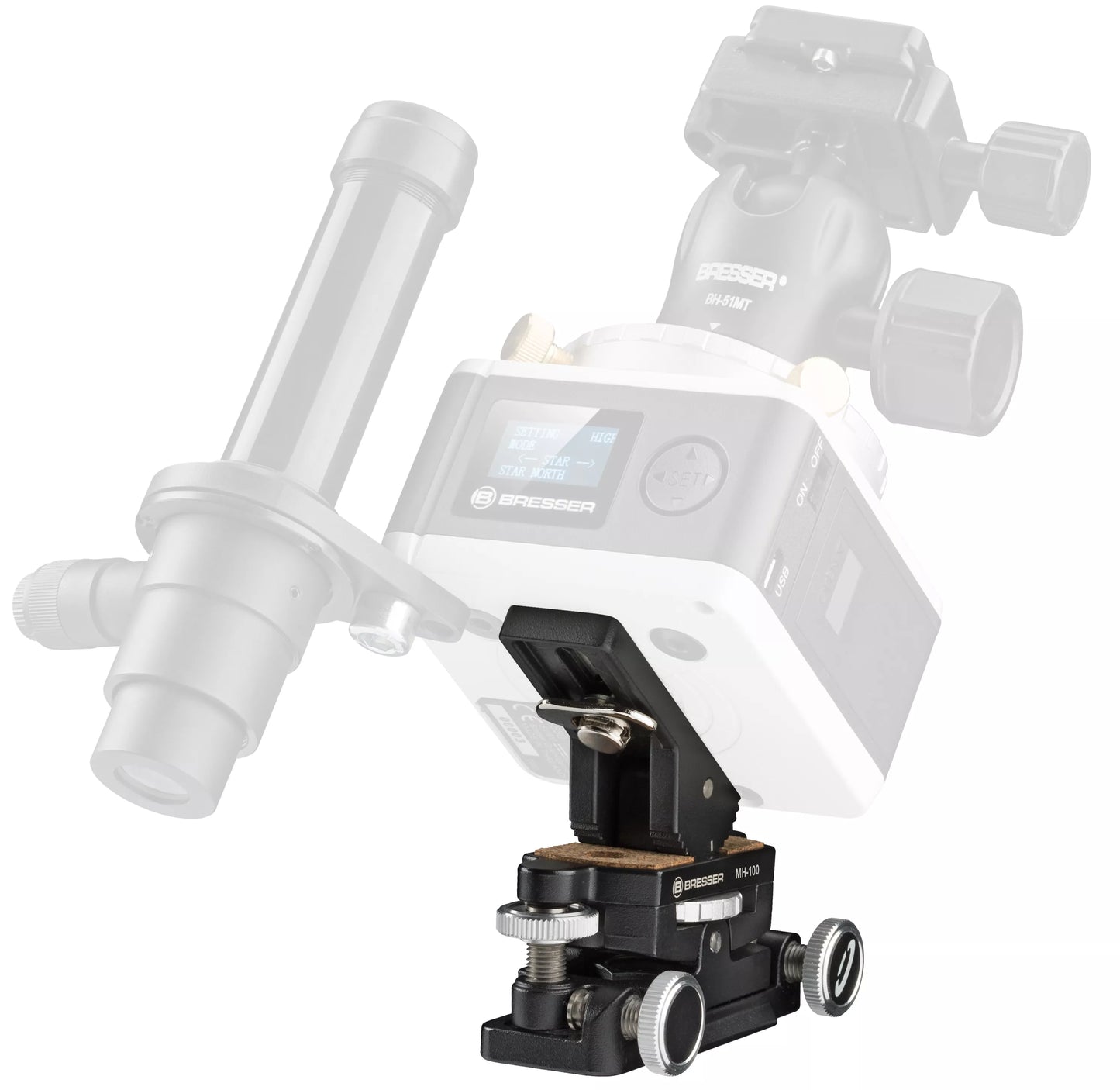 BRESSER Micro Motion Head MH-100 (Polar-Wedge)