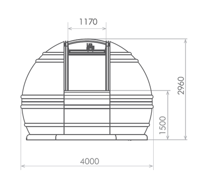 Coupole Astronomique Motorisée 4M - ScopeDome - Astronomy Store