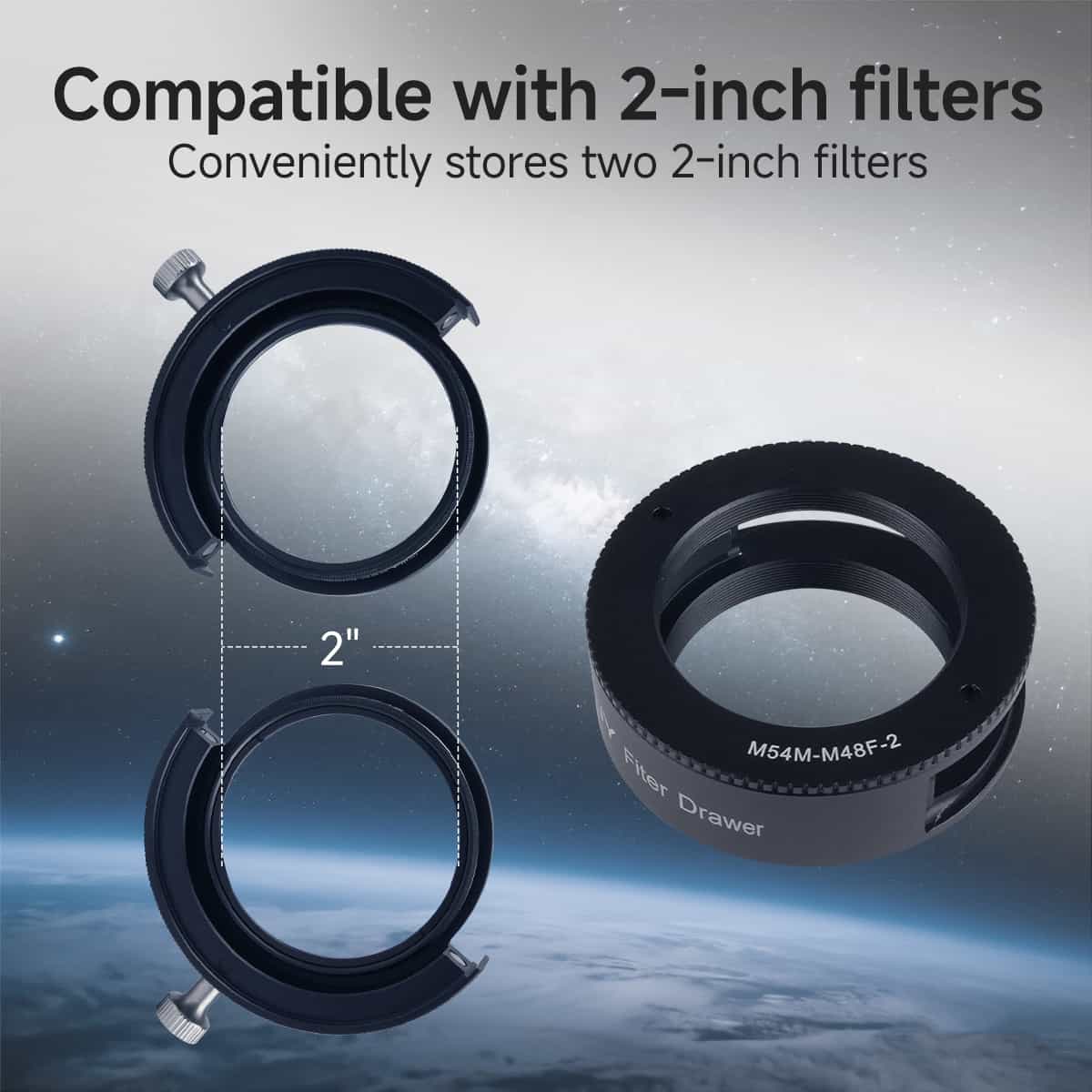 SVBONY SV226 Tiroir Filtre M54 pour Astrophotographie