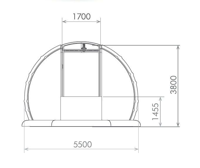 Coupole Astronomique Motorisée 55M - ScopeDome - Astronomy Store