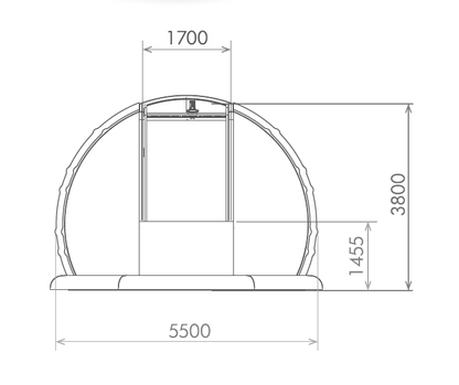 Coupole Astronomique Motorisée 55M - ScopeDome - Astronomy Store