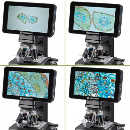 Microscope numérique LCD Researcher 16 MP avec écran tactile 17,8 cm - Bresser