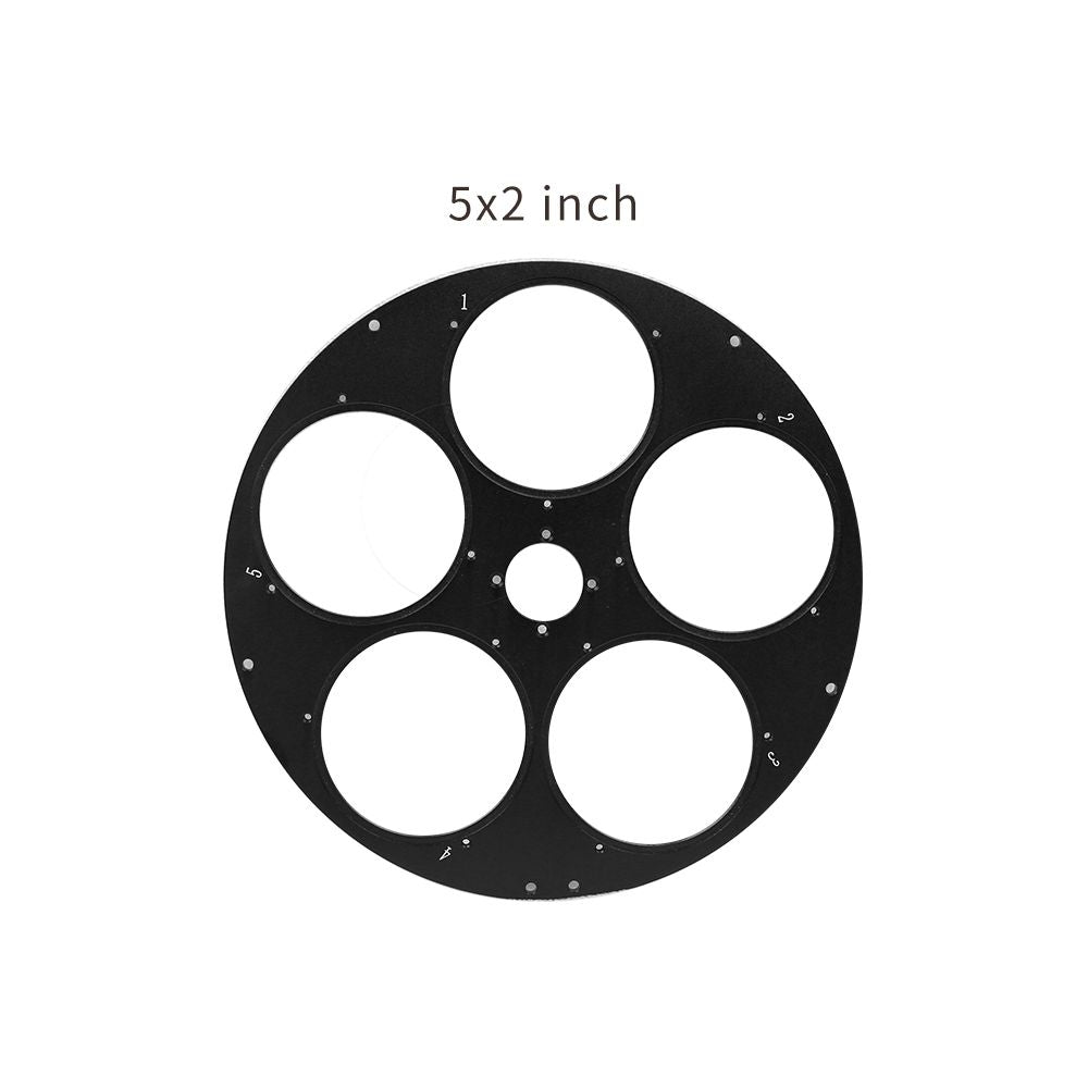 Disque de roue à filtres AFW 7x36mm vers roue 5x2 pouces - ToupTek Astro