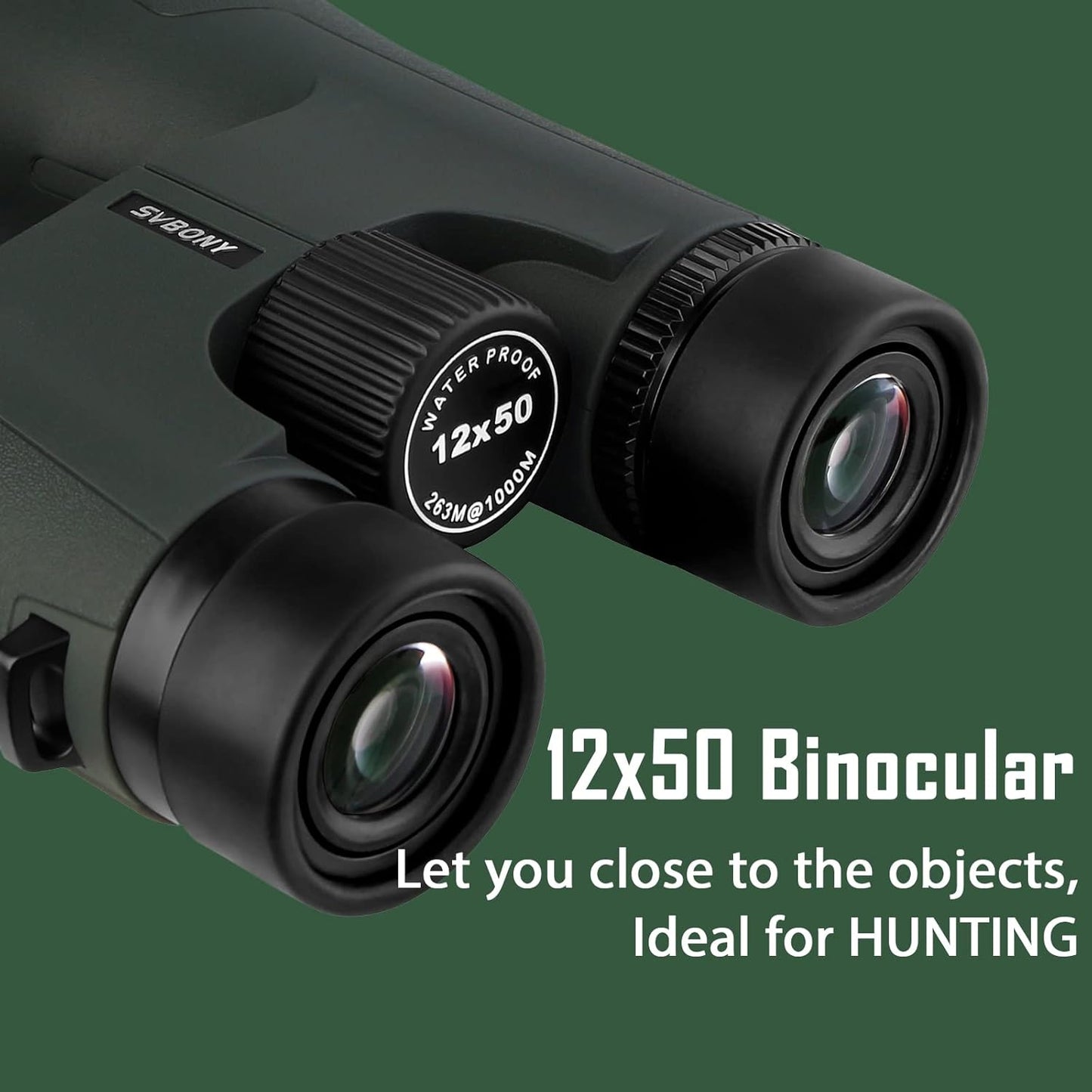 SA203 12x50 Binoculars for Long-Range Observation with BAK4 Prisms and Multi-Coated Lenses