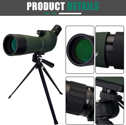 SVBONY SV28 Spotting Scopes - Angled and Straight Models with Variable Magnification Options