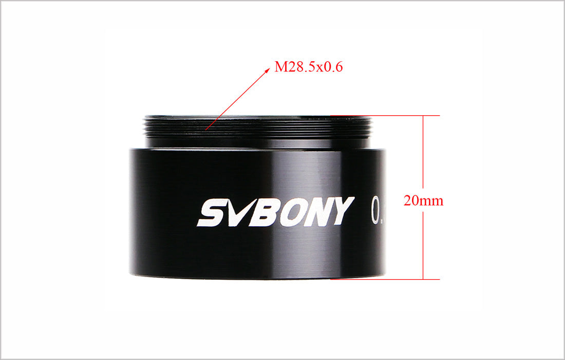 Reductor de Focal 0.5x 1.25 Polze per Telescopi - SVBONY