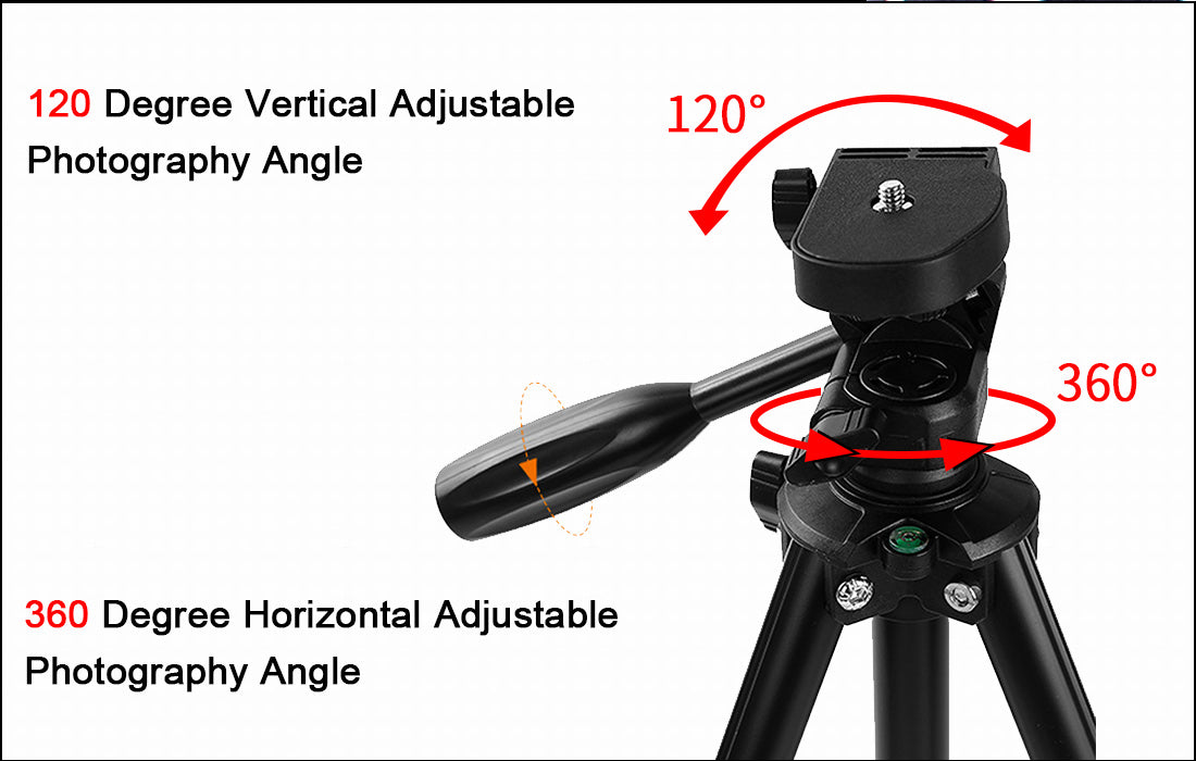 SVBONY SV101 Portable Aluminum Tripod - 360° Adjustable