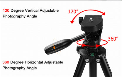 SVBONY SV101 Portable Aluminum Tripod - 360° Adjustable