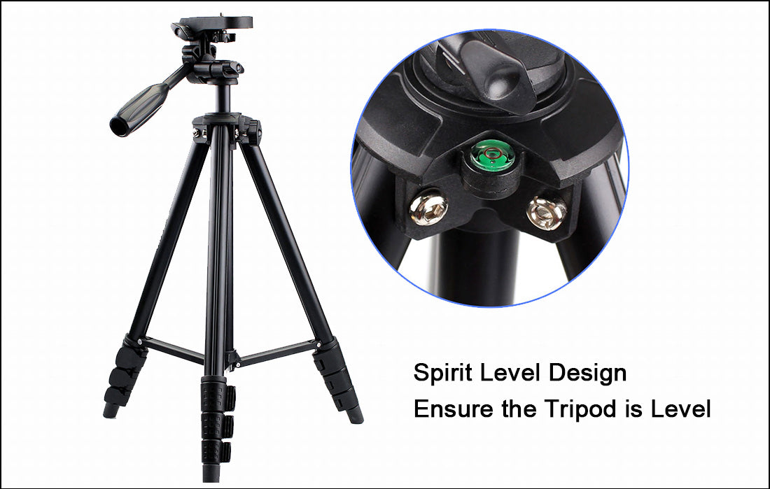 SVBONY SV101 Portable Aluminum Tripod - 360° Adjustable