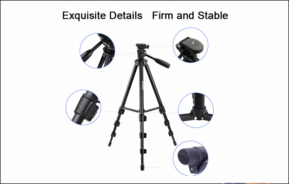 SVBONY SV101 Portable Aluminum Tripod - 360° Adjustable