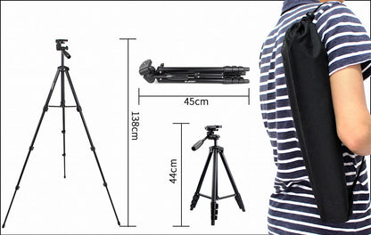 SVBONY SV101 Portable Aluminum Tripod - 360° Adjustable