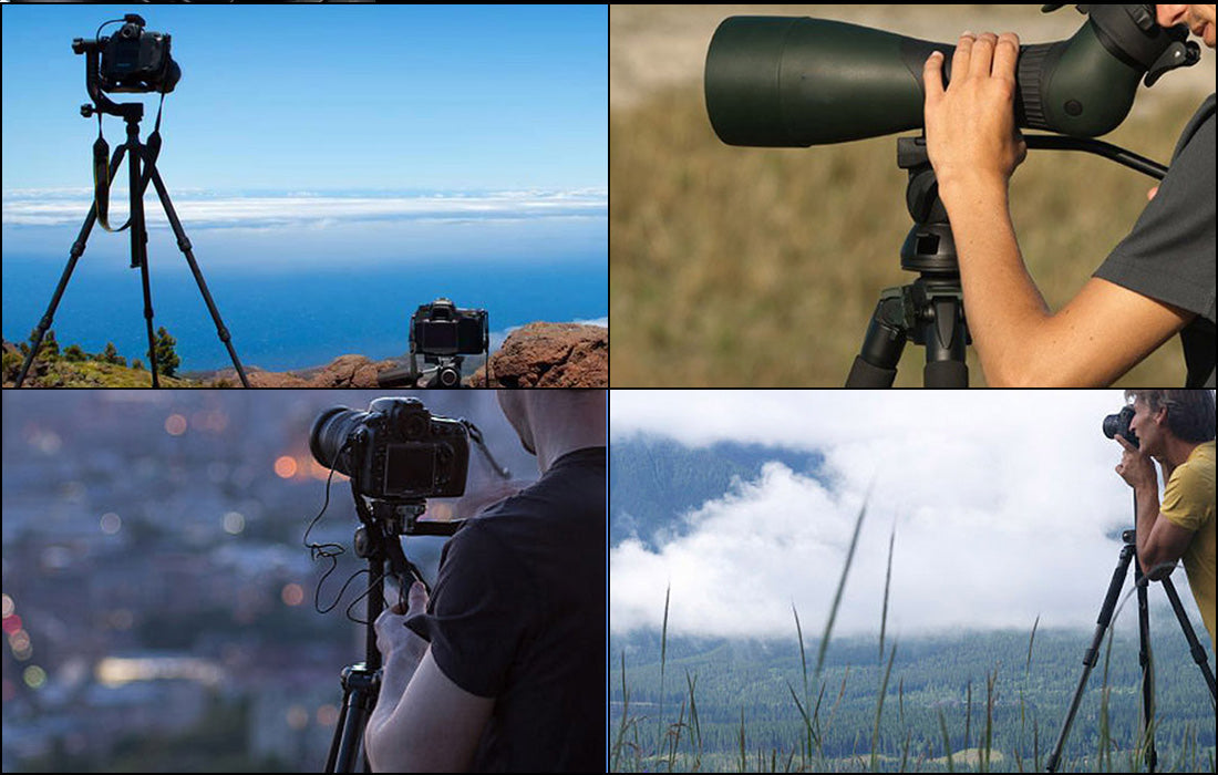 SVBONY SV101 Portable Aluminum Tripod - 360° Adjustable