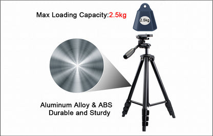 SVBONY SV101 Portable Aluminum Tripod - 360° Adjustable