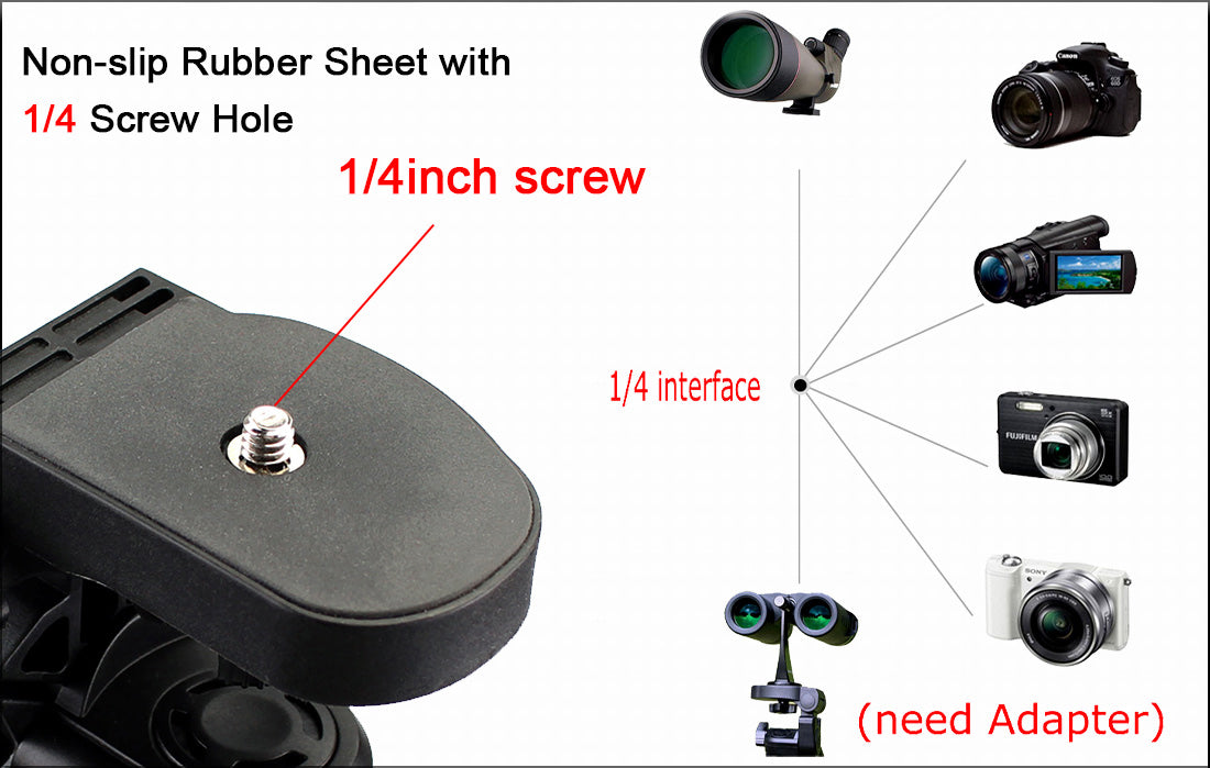 Trépied Portable Aluminium SVBONY SV101 - Réglable 360°