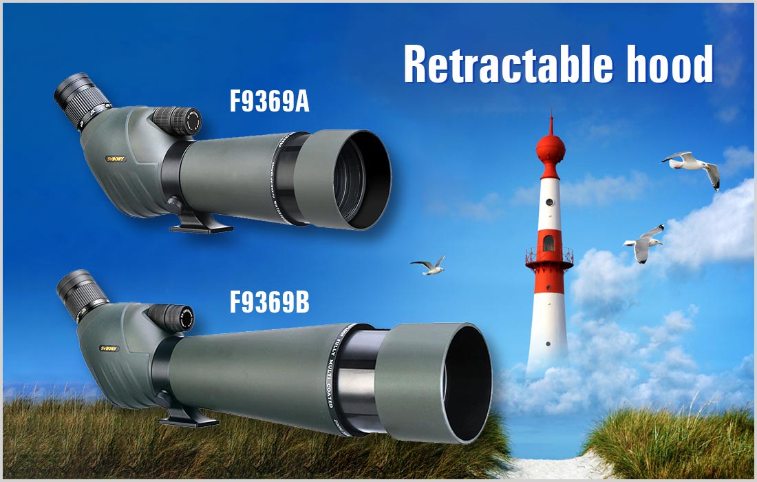 SV411 Spotting Scope with Powerful Zoom from 20X to 60X - Available in 70mm and 80mm