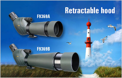 SV411 Spotting Scope with Powerful Zoom from 20X to 60X - Available in 70mm and 80mm