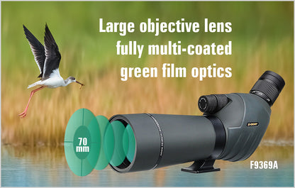 SV411 Spotting Scope with Powerful Zoom from 20X to 60X - Available in 70mm and 80mm