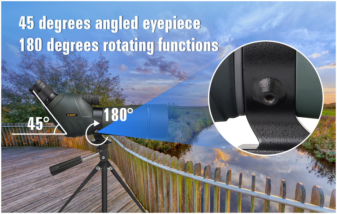 Longue-Vue SV411 مع تكبير قوي من 20X إلى 60X - متوفر بـ 70 ملم و 80 ملم