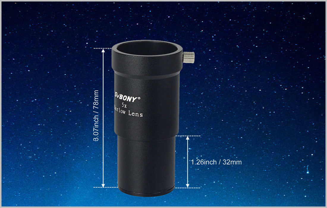 Svbony Barlow Lens 1.25 inch 5X