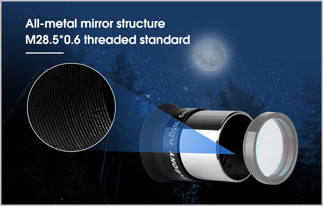 SVBONY SV131 Plossl Eyepiece 32mm 1.25 inches 48 degrees for Telescope