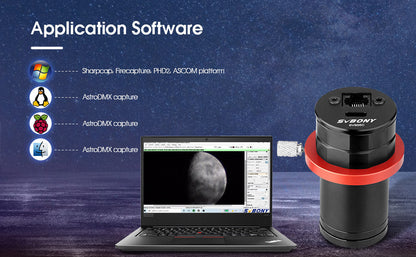 Caméra de Guidage SV905C avec Capteur CMOS 1,25" pour Astrophotographie - 