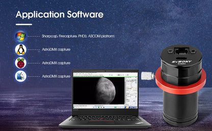 Caméra de Guidage SV905C avec Capteur CMOS 1,25" pour Astrophotographie - 