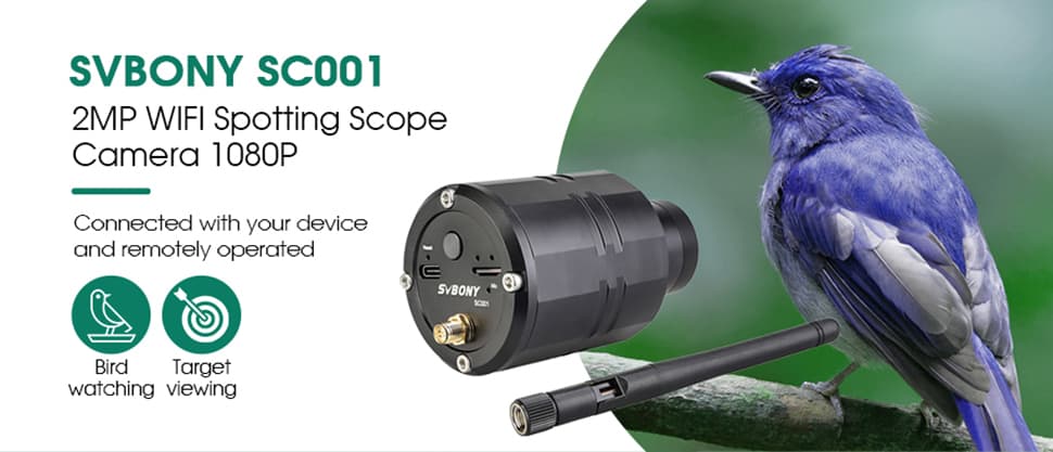 SC001 Wifi Camera for Telescope and Rifle Scope - SVBONY