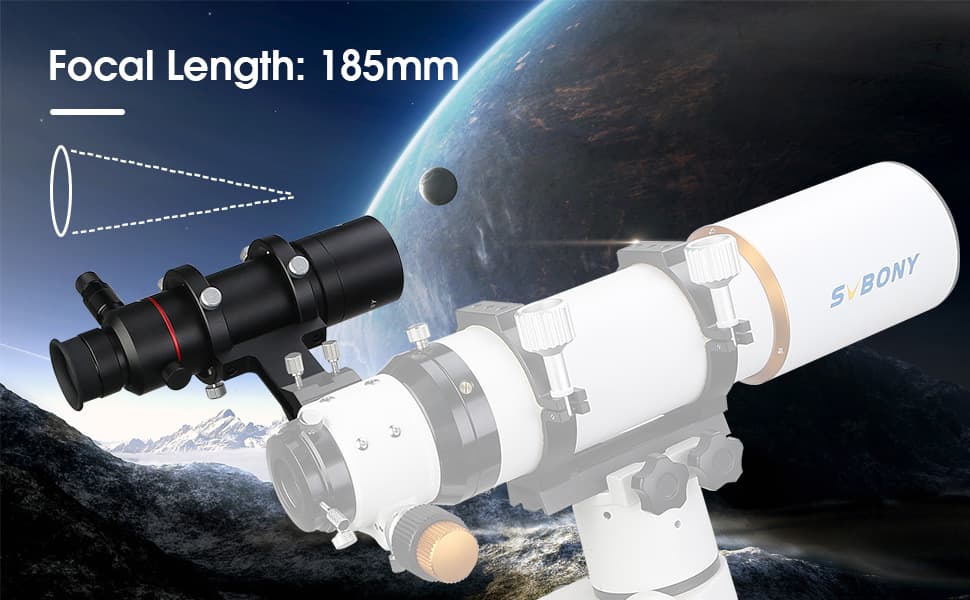 Luneta de visada SV208 8x50 para telescópio astronómico