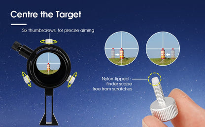 SV208 8x50 keresőtávcső csillagászati távcsőhöz