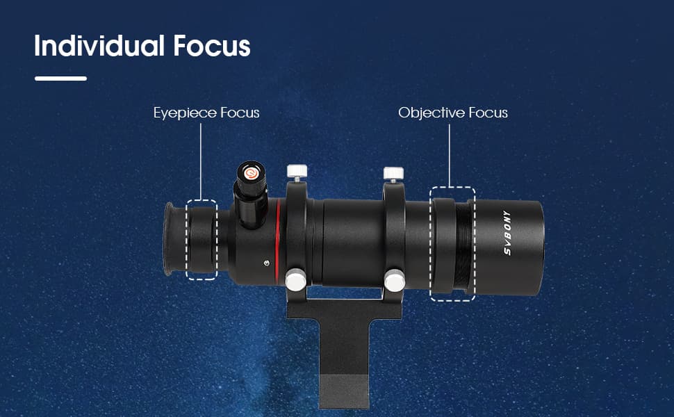 Luneta de visada SV208 8x50 para telescópio astronómico