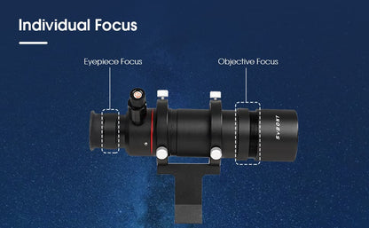 Luneta de visada SV208 8x50 para telescópio astronómico