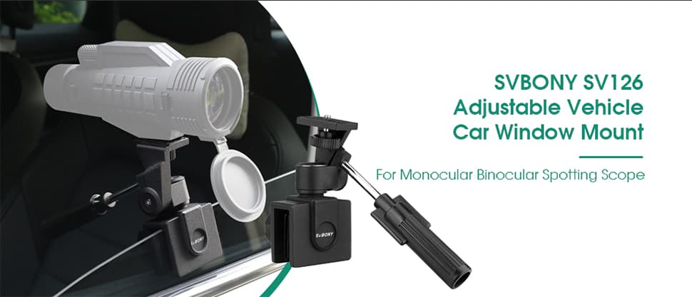 SV126 Vehicle Window Support for Monocular and Binoculars - SVBONY