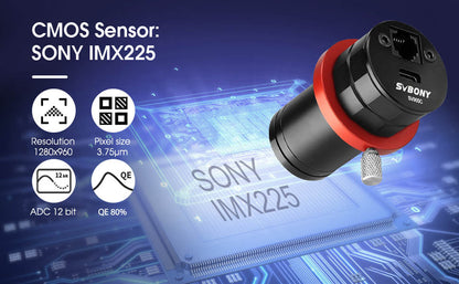 Caméra de Guidage SV905C avec Capteur CMOS 1,25" pour Astrophotographie - 