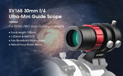 SV165 Mini Guider Scope 30mm F4 - SVBONY