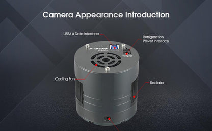 Caméra Astronomique Couleur 1" SV605CC avec Refroidissement TEC - SVBONY
