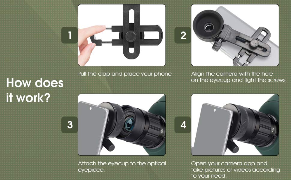 SV218 Mont d'adapter universel pour telefone móvel