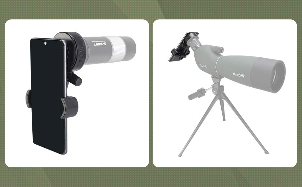 Universal Smartphone Adapter SV218 for Observation - SVBONY