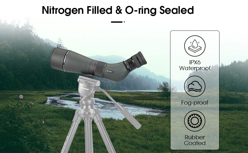 Spotting Scope SVBONY SA405 20-60x85 ED for Ornithological Photography