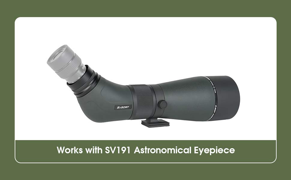 Spotting Scope SVBONY SA405 20-60x85 ED for Ornithological Photography