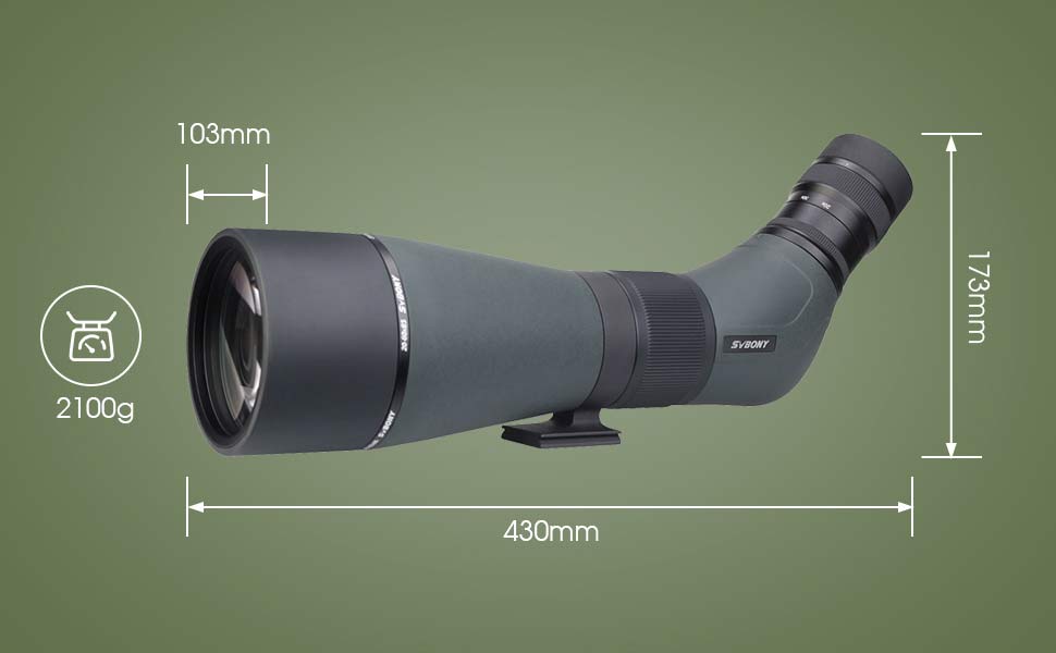 Spotting Scope SVBONY SA405 20-60x85 ED for Ornithological Photography