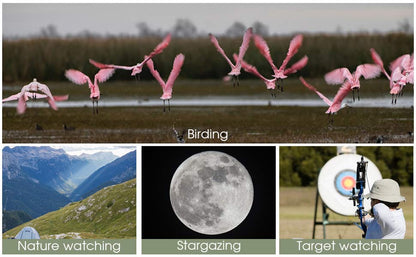 Longue-vue SVBONY SA405 20-60x85 ED eläinten tarkkailuun ja ornithologiaan - ED-lasi