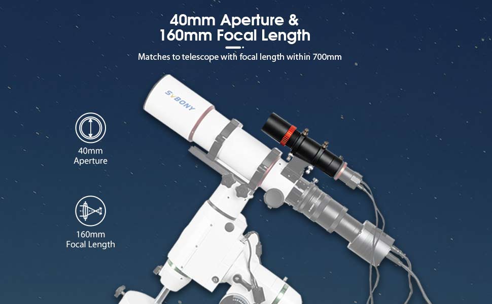 SV165 Mini Guide Scope 40mm