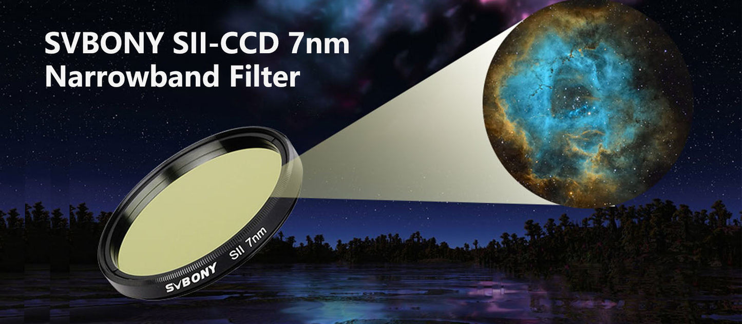 SII 7nm Narrowband Filter SVBONY for CCD