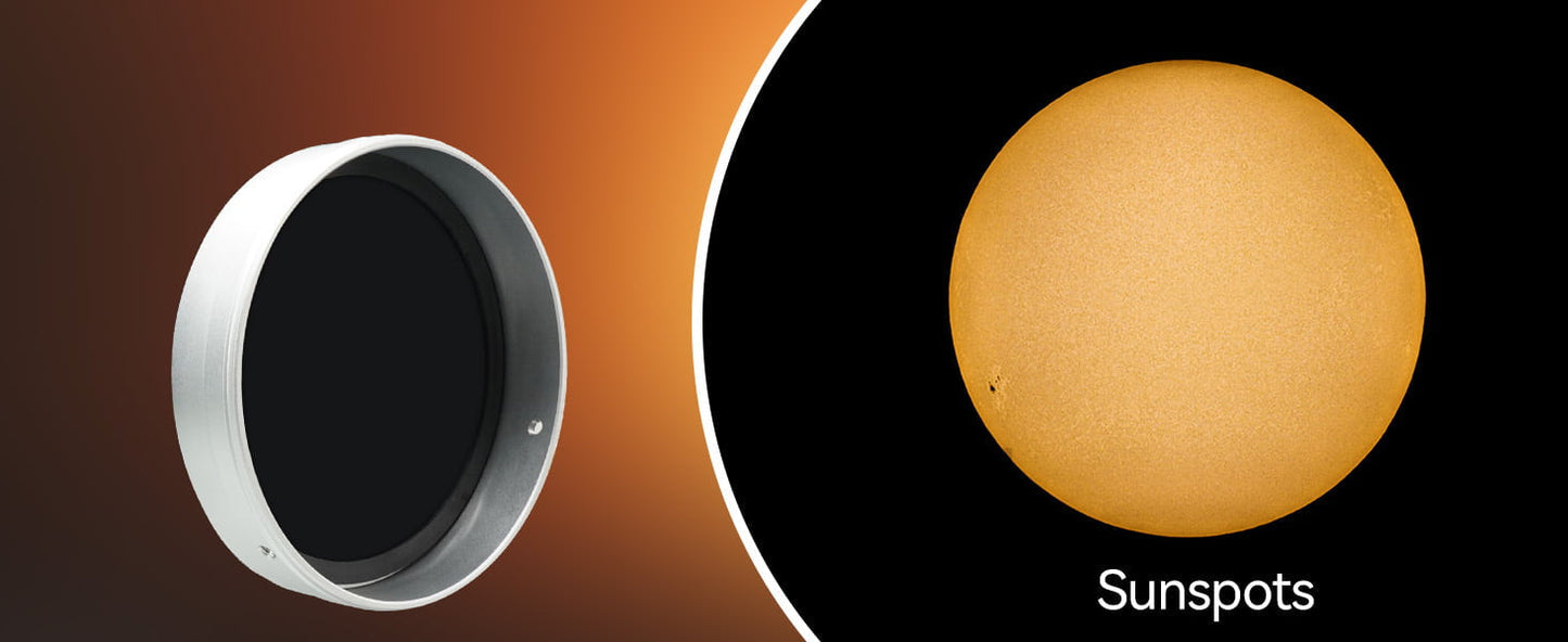 Filtra Solare 140mm SV229 con Cappuccio in Metallo - Svbony