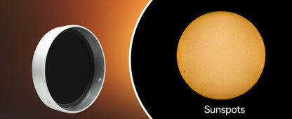 Filtra Solare 140mm SV229 con Cappuccio in Metallo - Svbony