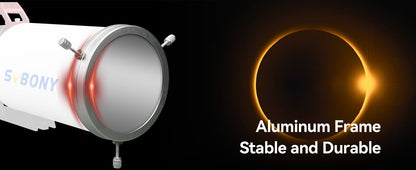 Filtra Solare 140mm SV229 con Cappuccio in Metallo - Svbony