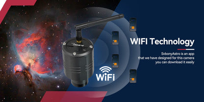 Câmera de Astronomia WiFi SC311 IMX662 para Astrofotografia Planetária e EAA - SVBONY