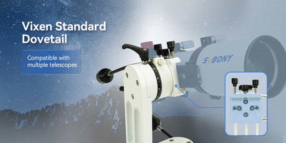 Support Telescopi Alt-Azimut SV225 d'Angle Ajustable per Astronomia Visual - SVBONY