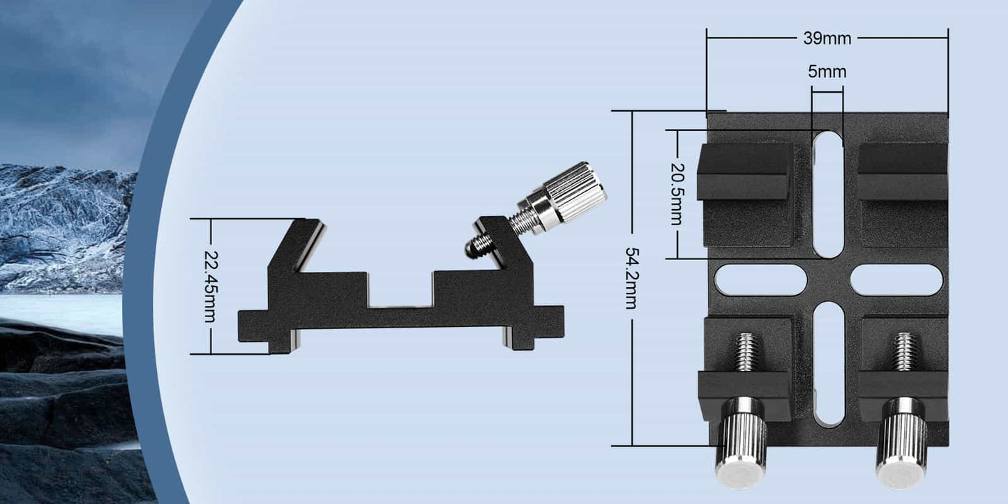 Universal SVBONY Support with 4.2mm Dovetail Slots for Telescope Finder - SVBONY