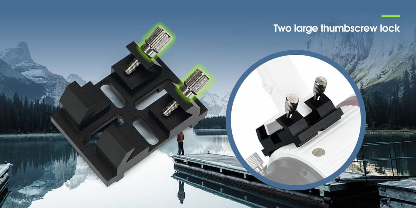 Universal SVBONY Support with 4.2mm Dovetail Slots for Telescope Finder - SVBONY